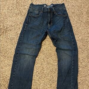 Wrangler Dark Blue Slim Straight Jeans